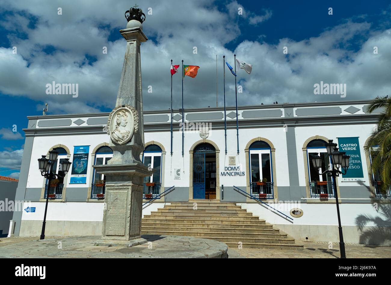 Bezirksrat von Castro Verde in Alentejo, Portugal Stockfoto