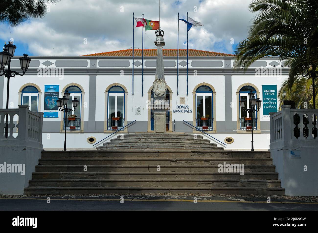 Bezirksrat von Castro Verde in Alentejo, Portugal Stockfoto