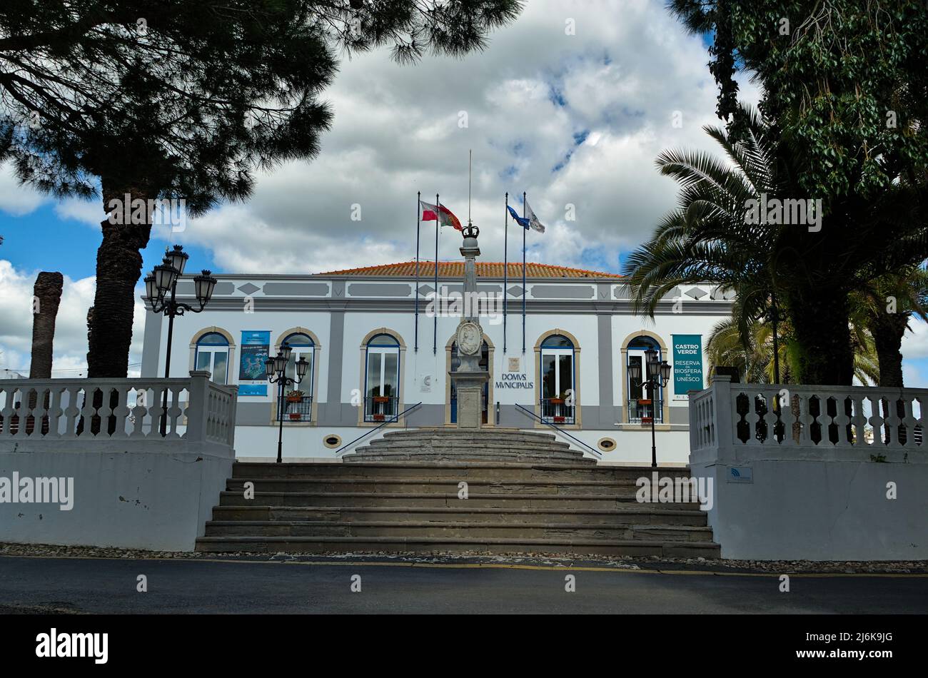 Bezirksrat von Castro Verde in Alentejo, Portugal Stockfoto