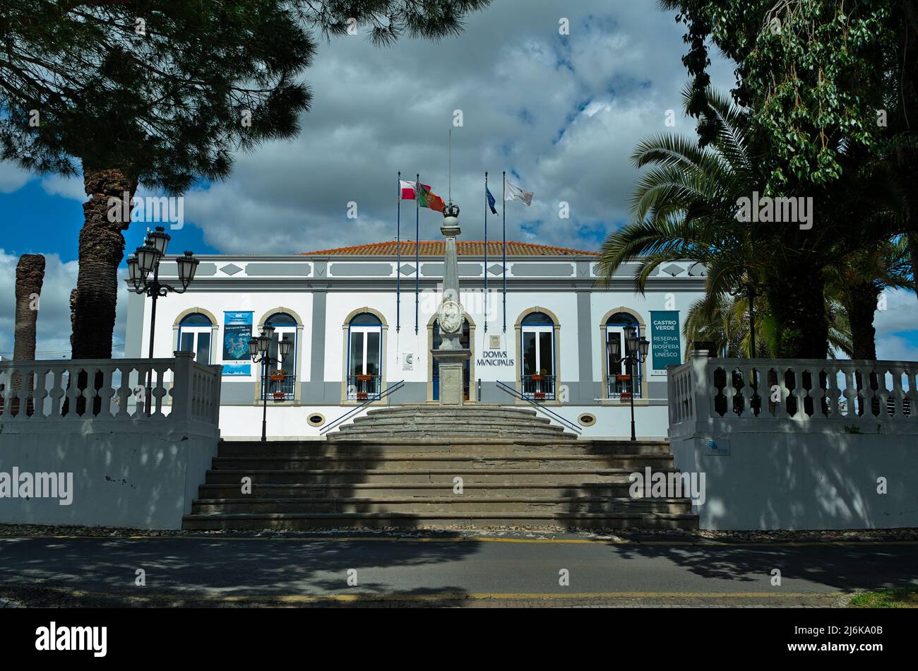 Bezirksrat von Castro Verde in Alentejo, Portugal Stockfoto