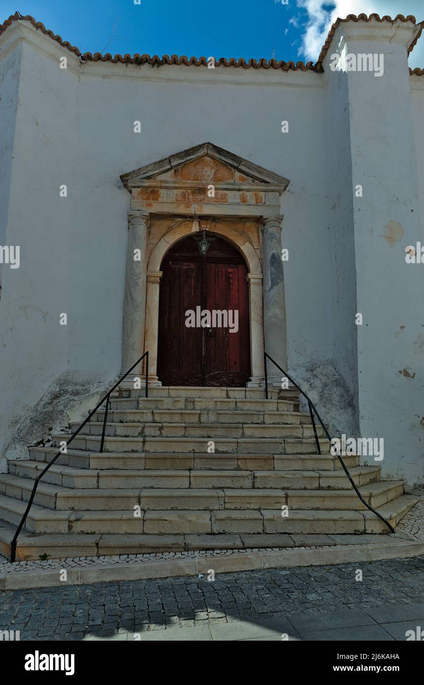 Igreja da Misericordia (Kirche der Barmherzigkeit) in Aljustrel, Portugal Stockfoto