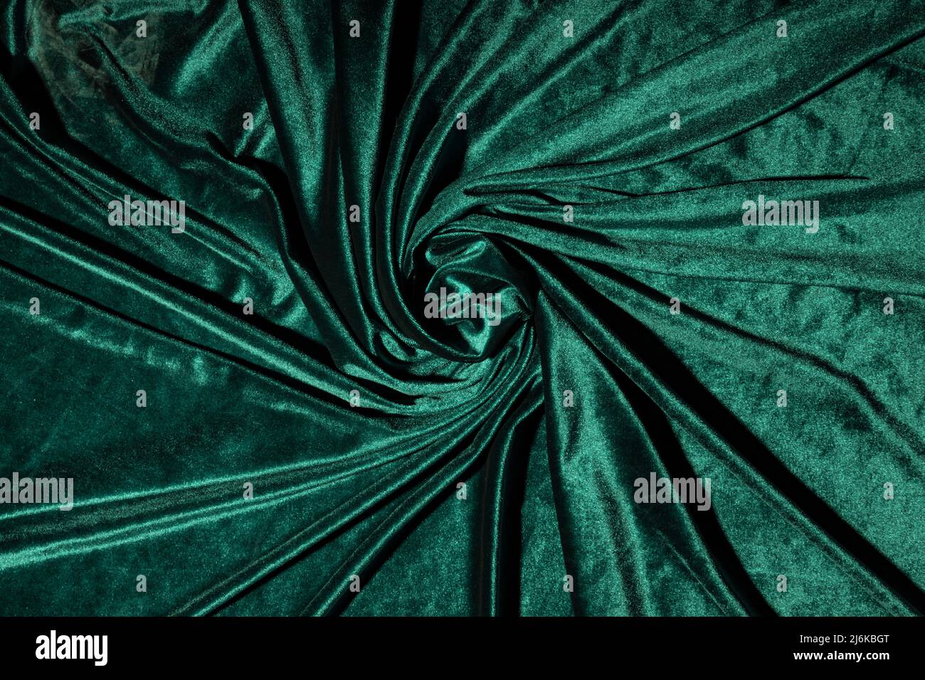 Luxuriöser Stoffhintergrund aus Samt, Velours-Stoff in trendiger Farbe Stockfoto