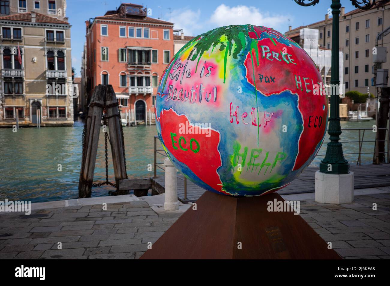 Biennale Venedig Kunstfestival 2022 Stockfoto