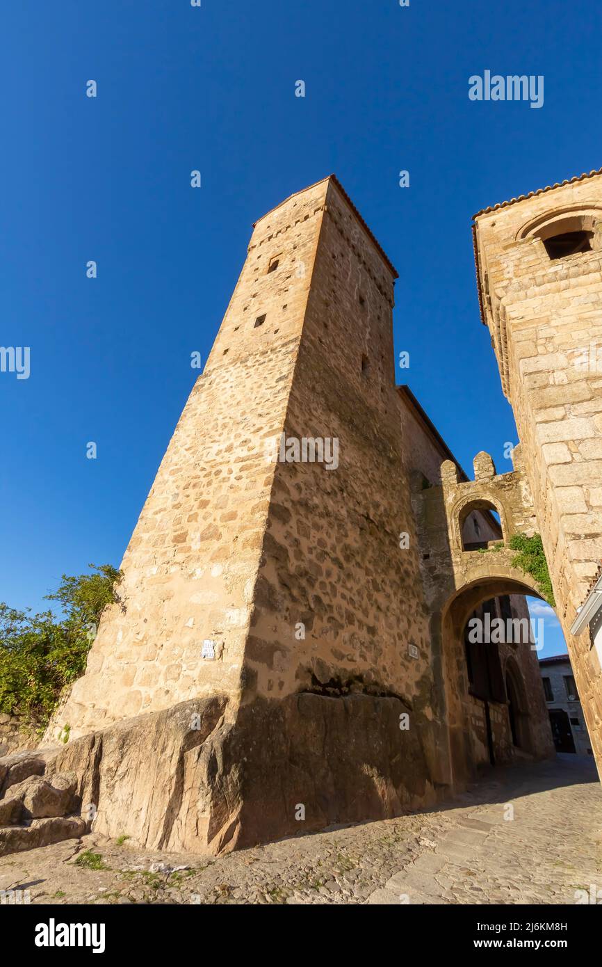 Mittelalterlicher Turm Casa Fuerte Luis de Chavez el viejo Stockfoto