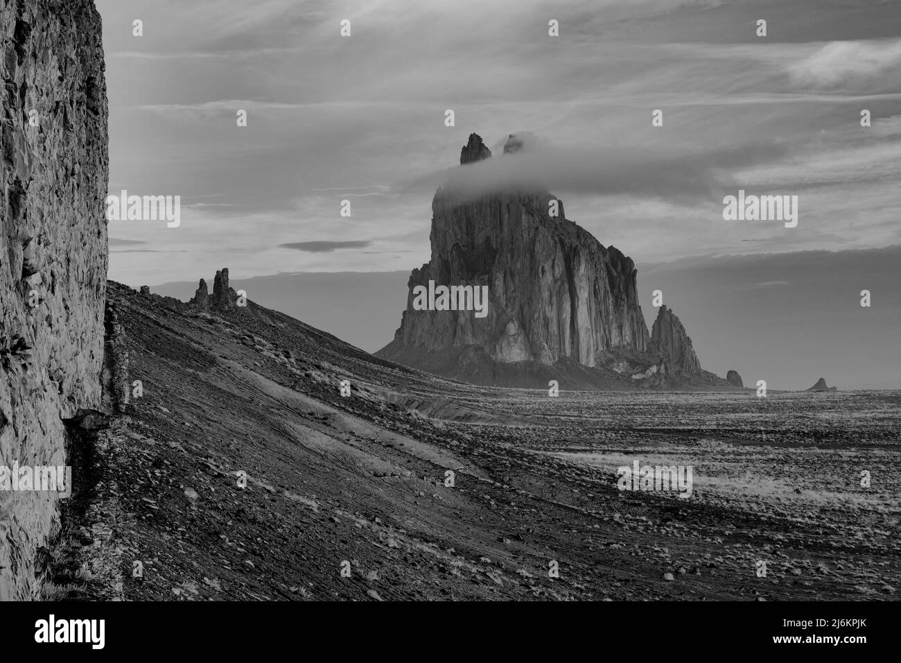 USA; Südwesten; New Mexico; Navajo Nation; San Juan County; Shiprock Stockfoto