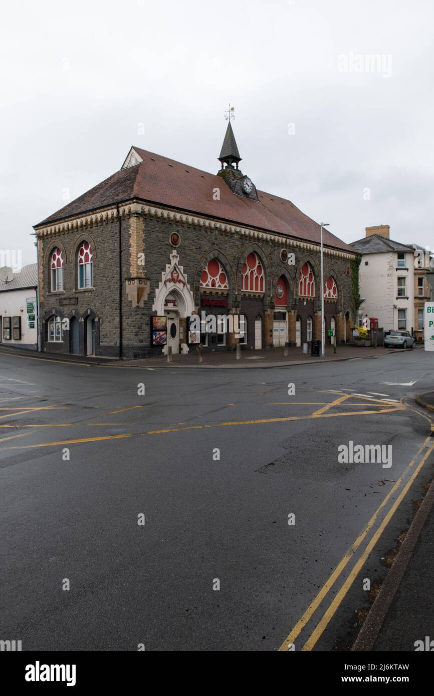 Wyeside Arts Center, Builth Wells, Powys, Wales, Großbritannien Stockfoto