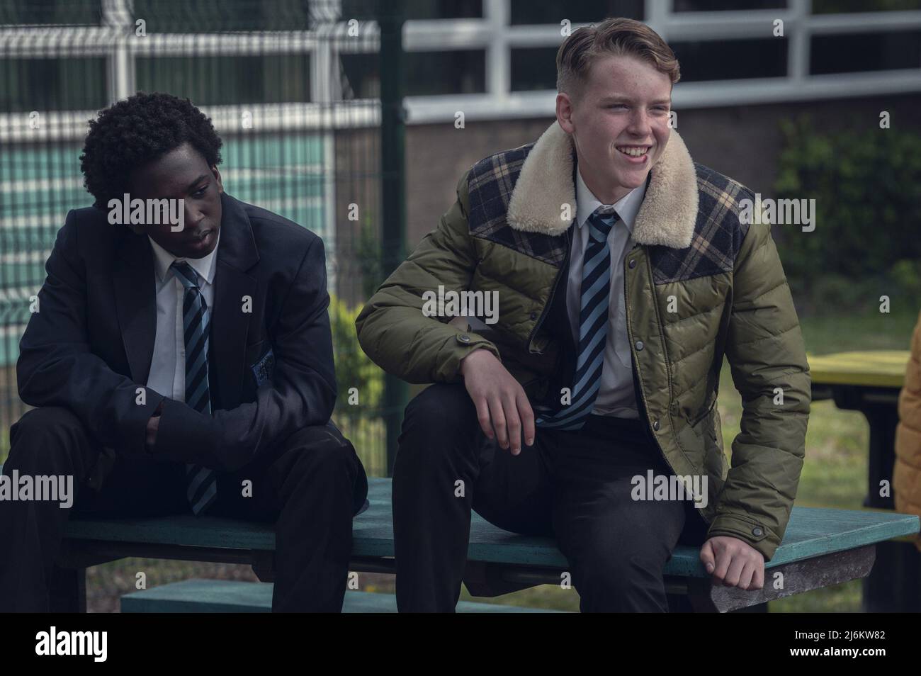 HEARTSTOPPER, von links Araloyin Oshunremi, Cormac HydeCorrin