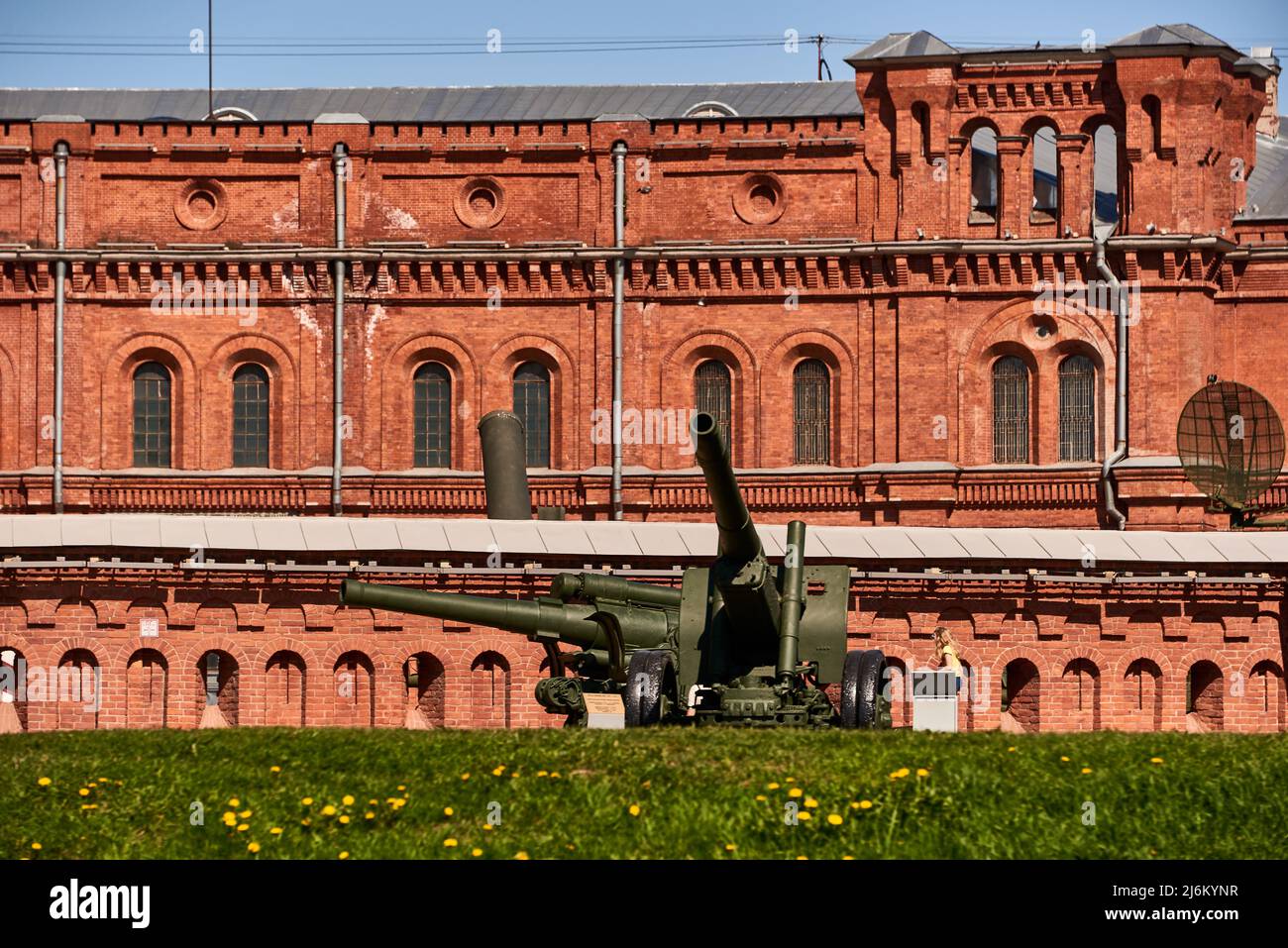 Sankt Peterburg festliche Dekoration am Tag des Sieges 9. Mai in Russland Stockfoto