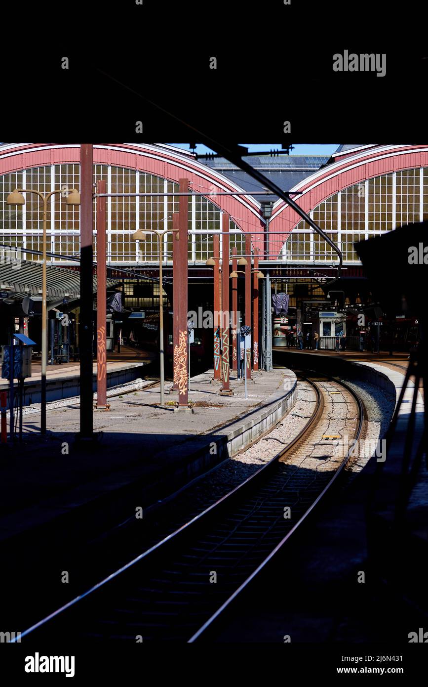 Copenhagen Central Station (Hovebanegården), Kopenhagen, Dänemark Stockfoto