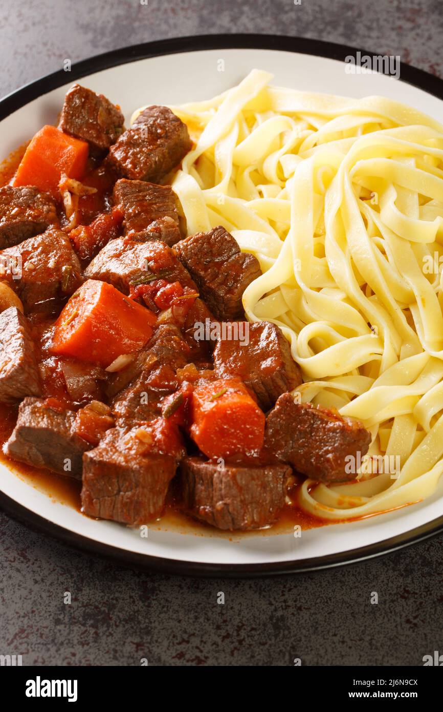 Daube provenzalisches klassisches französisches Eintopf-Rindfleisch ...