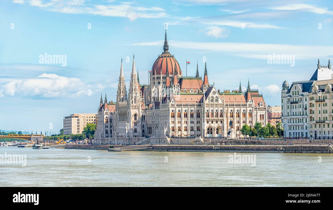 Parlamentsgebäude in Budapest Stockfoto