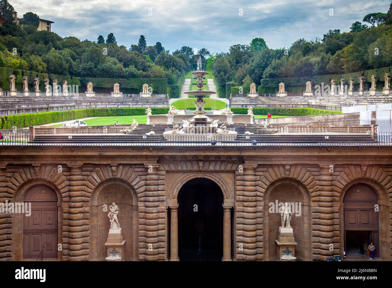 Italien, Toskana, Florenz, Stadt, der Boboli-Garten. Stockfoto