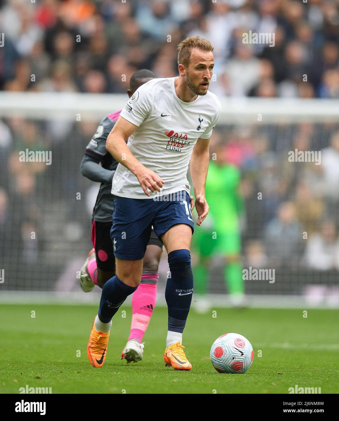 London, Großbritannien, 01. Mai 2022 - Tottenham Hotspur gegen Leicester City - Premier League - Tottenham Hotspur Stadium Harry Kane während des Premier League-Spiels im Tottenham Hotspur Stadium Bildnachweis: © Mark Pain / Alamy Live News Stockfoto