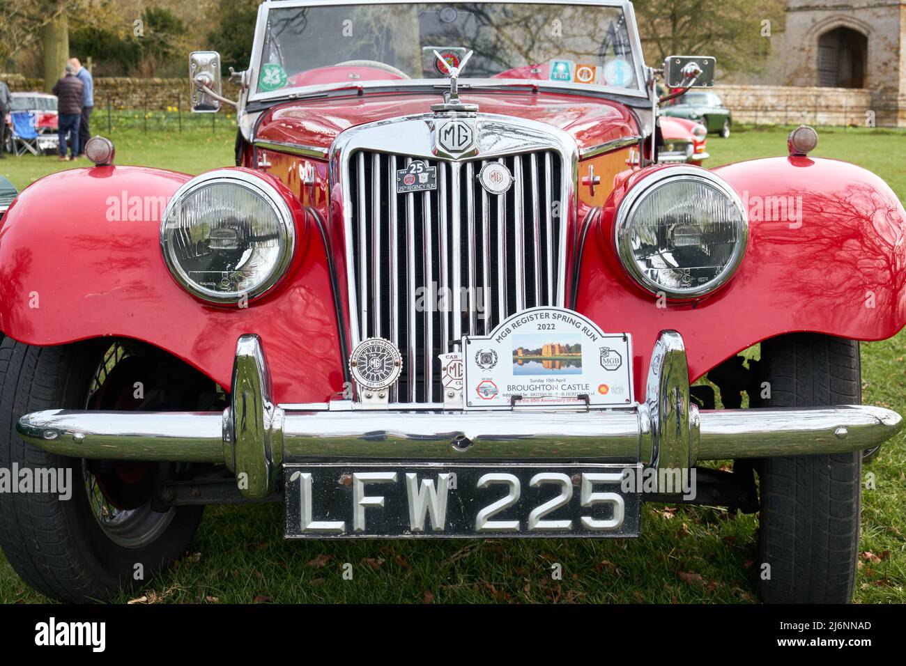 Classic MG TF Sportwagen Stockfoto