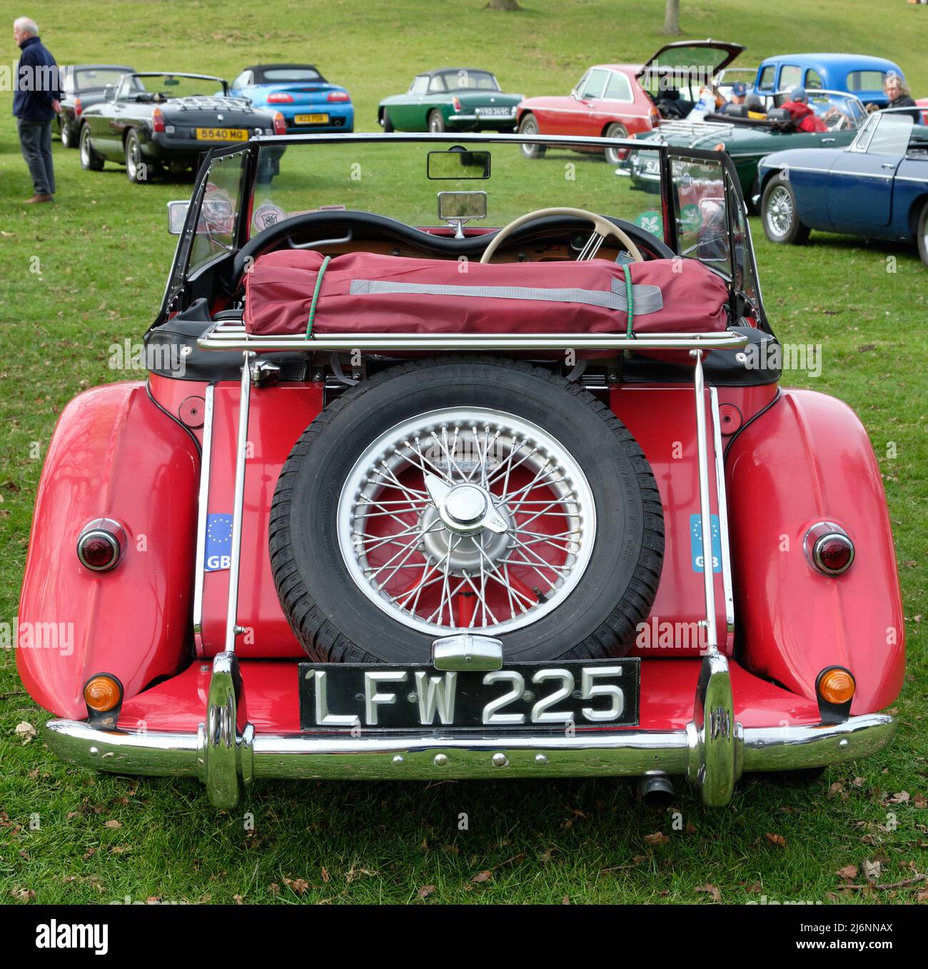 Classic MG TF Sportwagen Stockfoto