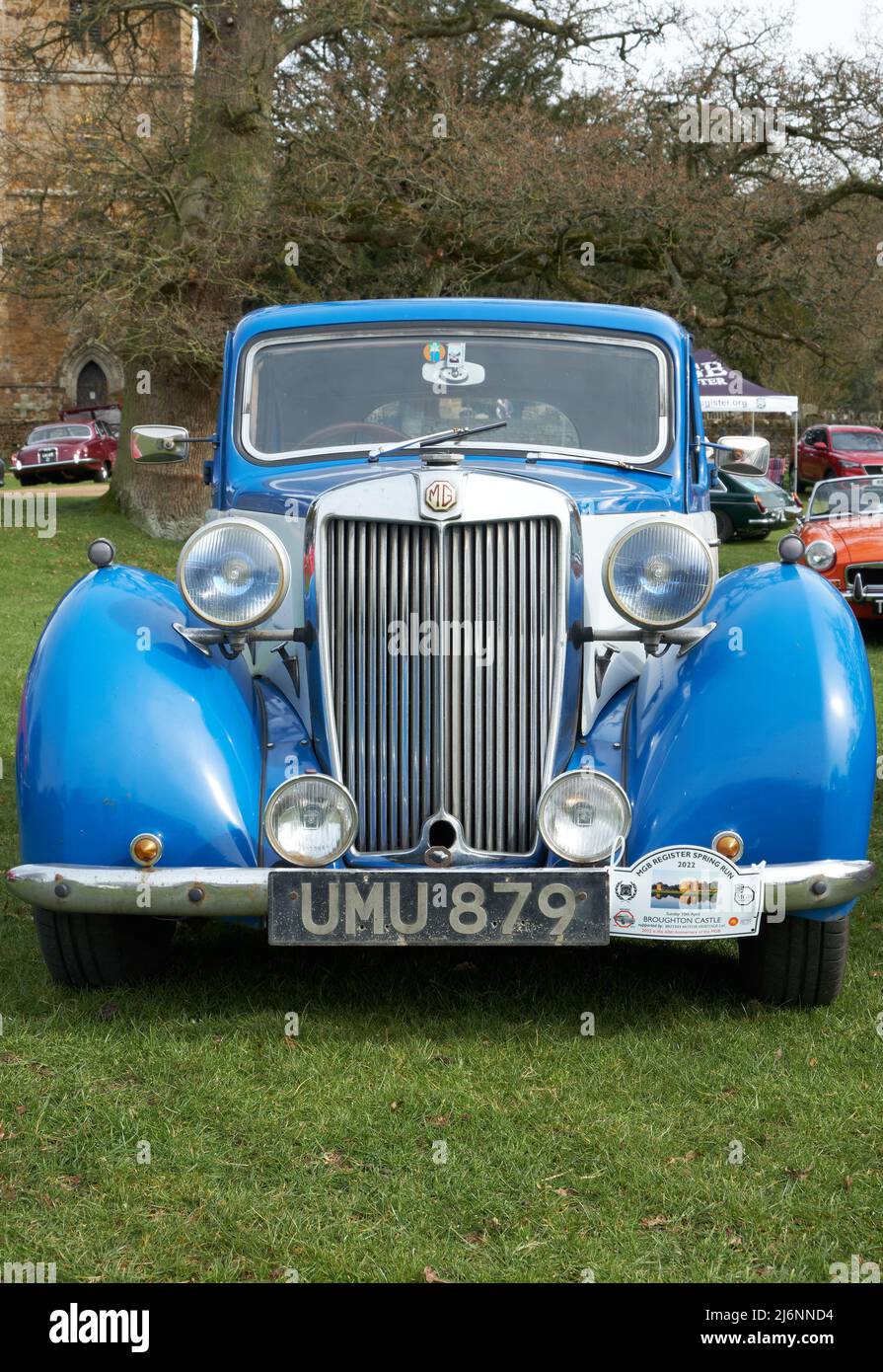 Classic MG Typ Ya Limousine Stockfoto