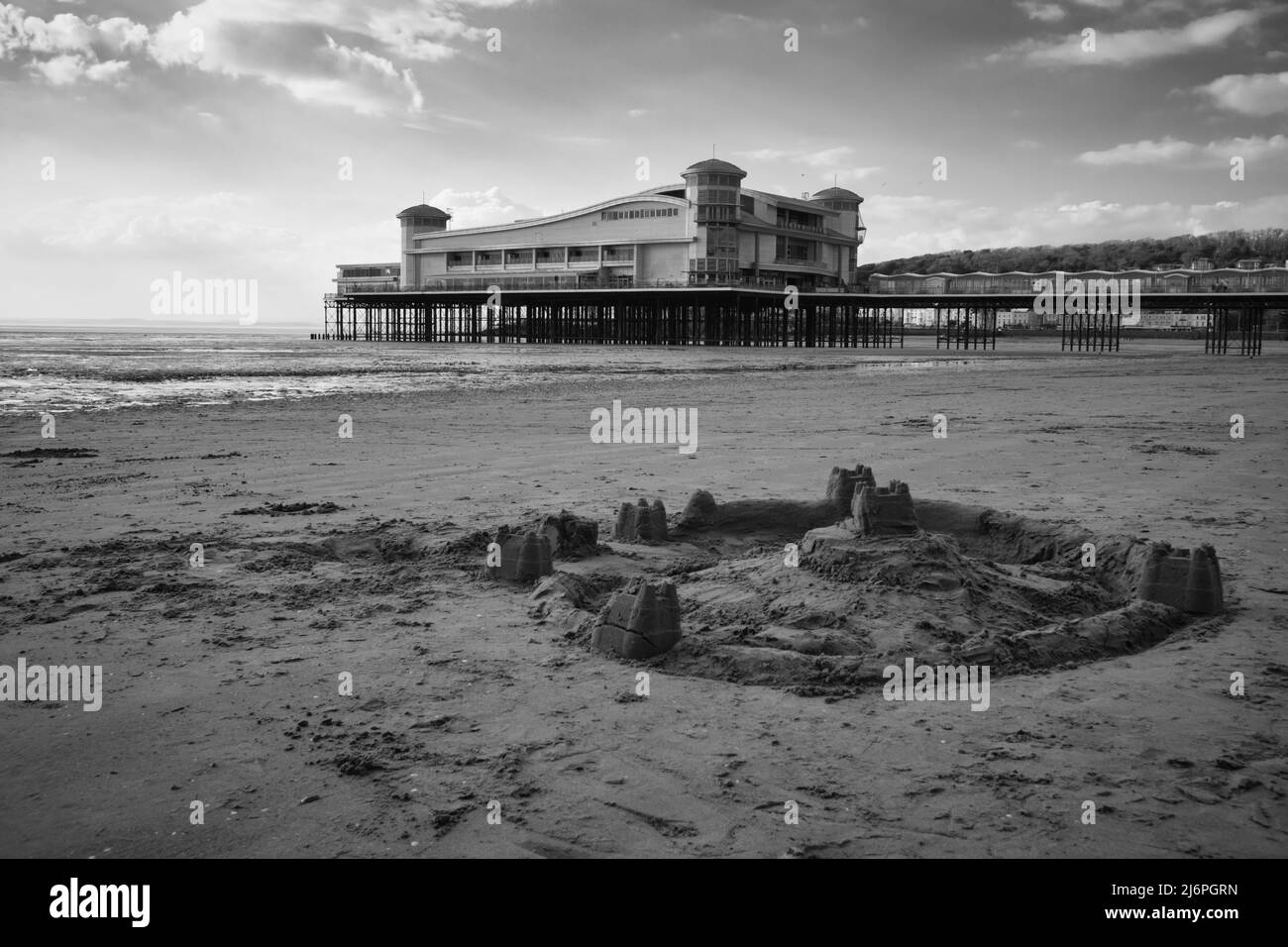 Weston-Super-Mare Pier in somerset Stockfoto
