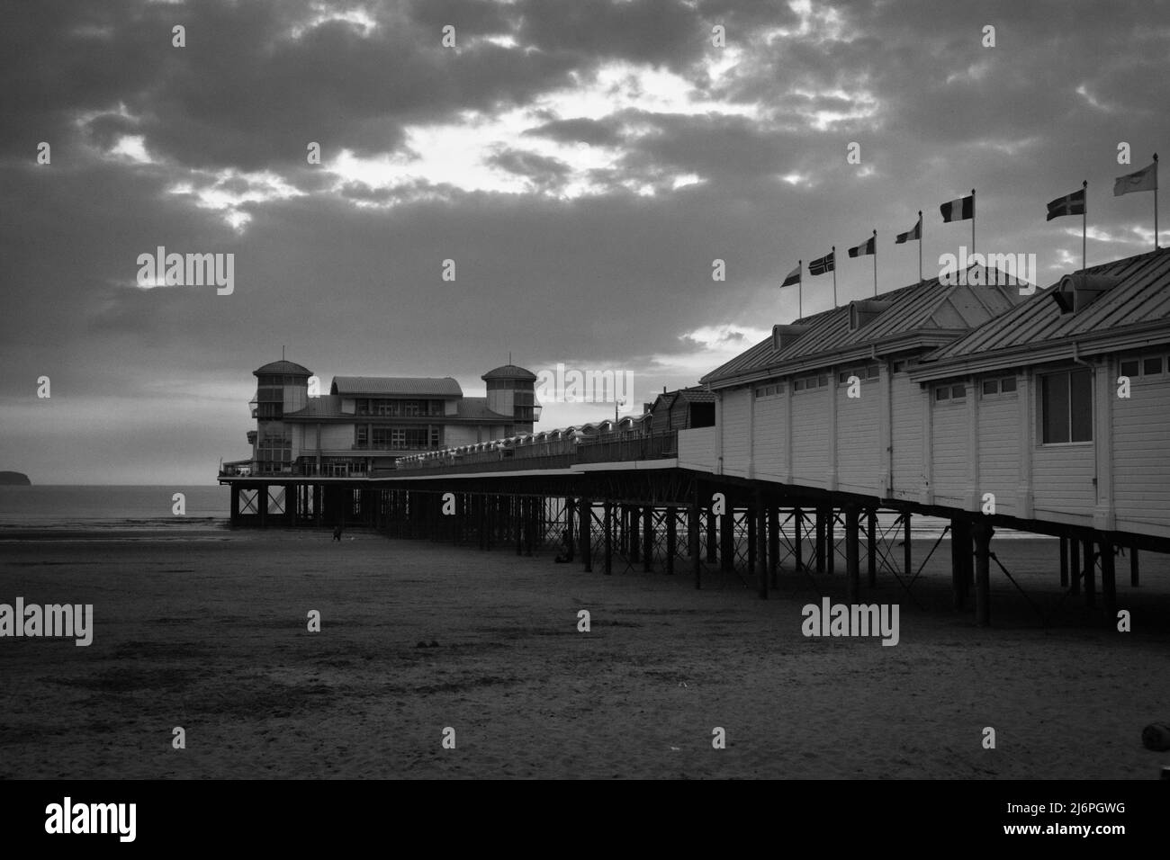 Weston-Super-Mare Pier in somerset Stockfoto