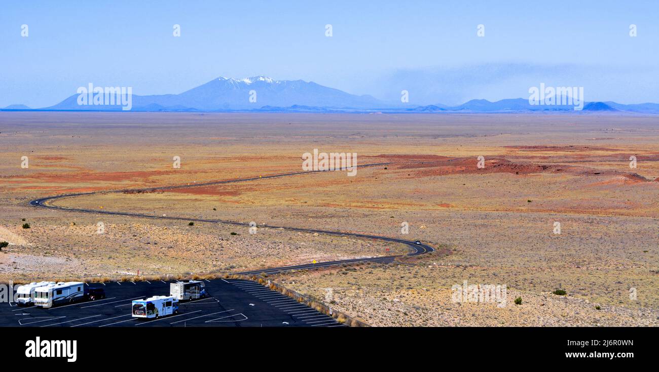 Die gemalte Wüste Stockfoto