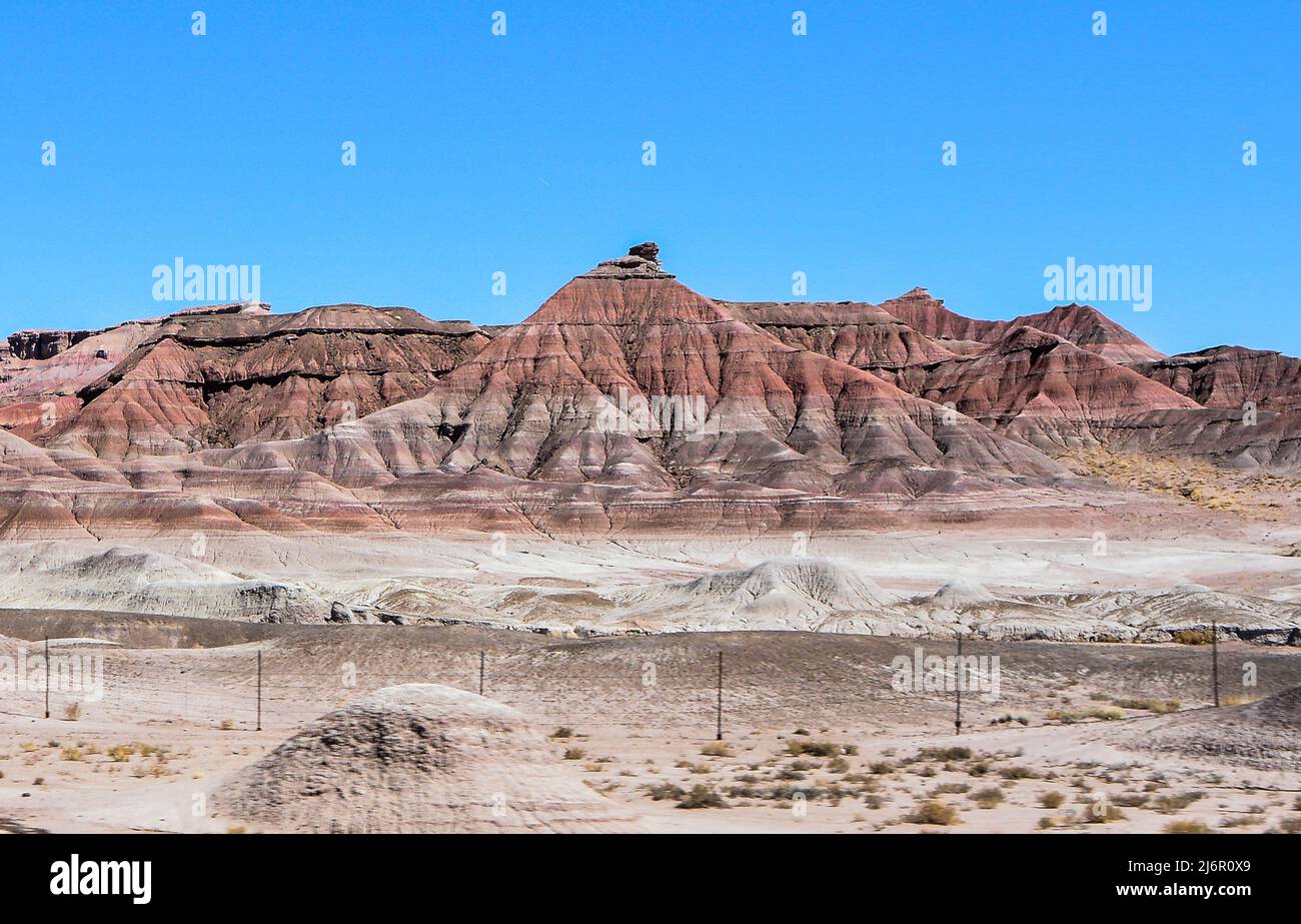 Die gemalte Wüste Stockfoto