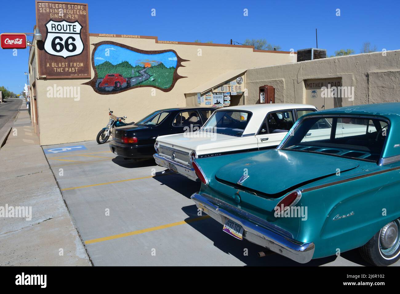 Zettlers Laden in Ash Fork, Arizona, an der Route 66 Stockfoto
