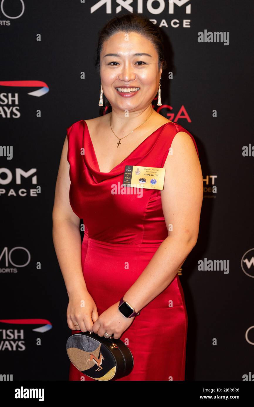 Soyeon Yi bei der AIM Higher Gala, bei der das 50.-jährige Jubiläum der Apollo 16-Mission gefeiert wird, im Science Museum in London. Bilddatum: Dienstag, 3. Mai 2022. Stockfoto