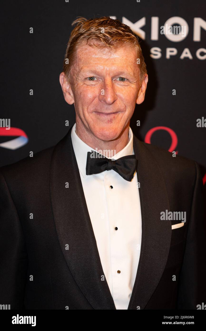 Tim Peake bei der AIM Higher Gala, bei der das 50.-jährige Jubiläum der Apollo 16-Mission gefeiert wird, im Science Museum in London. Bilddatum: Dienstag, 3. Mai 2022. Stockfoto