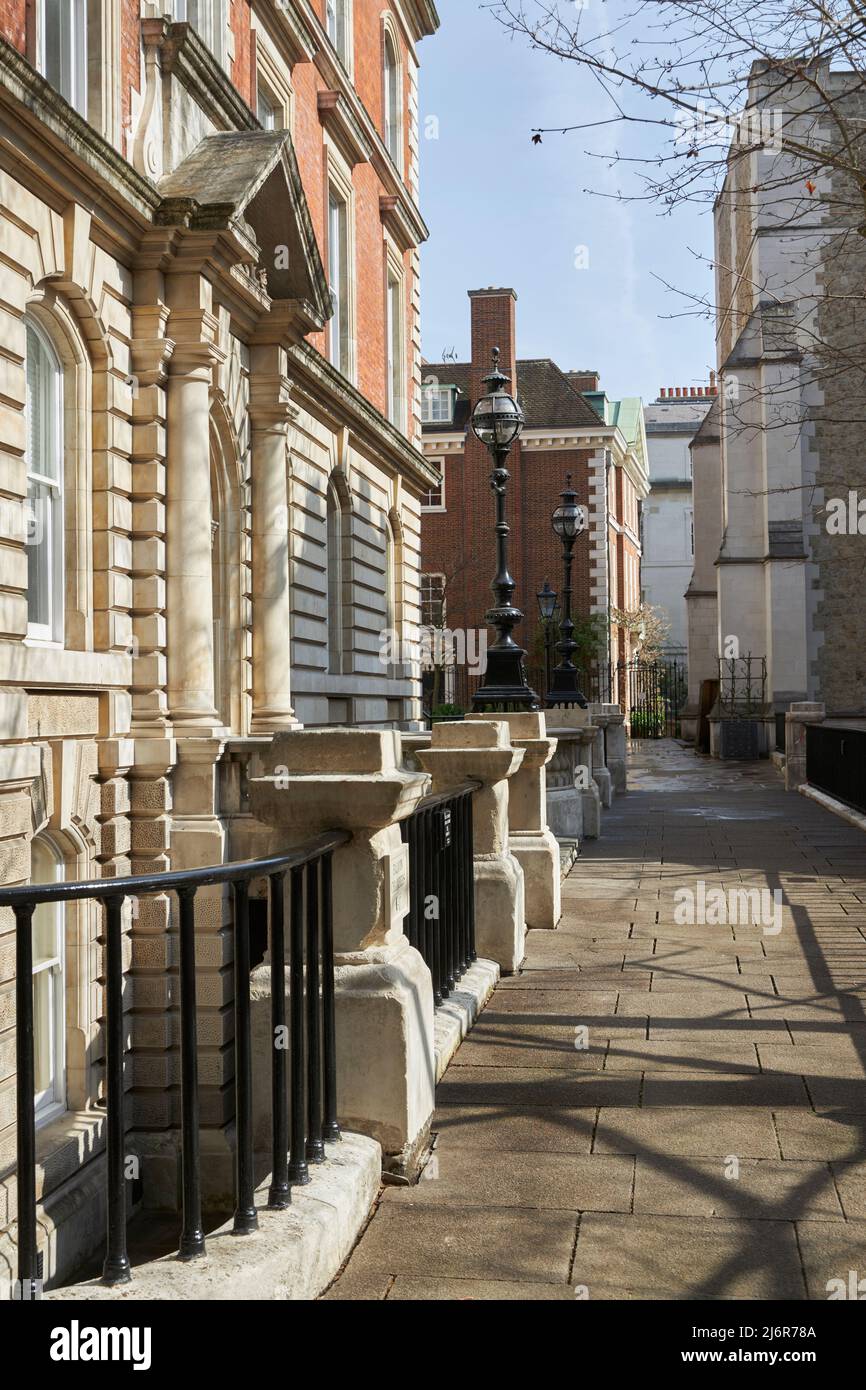 Goldschmiedegebäude, London Barristers Chambers, Temple, London Stockfoto