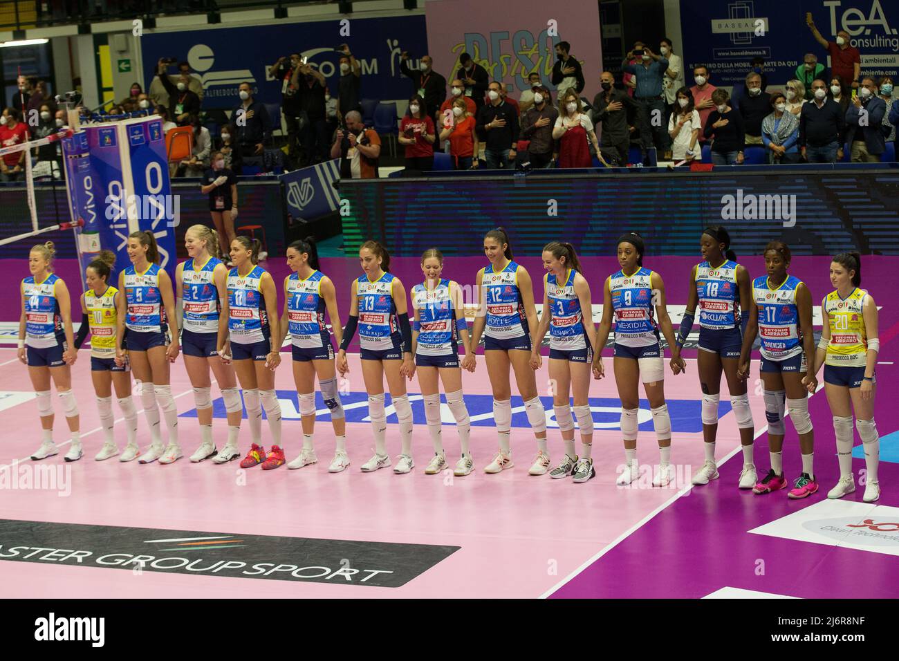 Monza, Italien, 03 2022. Mai, Spieler von Imoco Conegliano während des Play Off - Vero Volley Monza gegen Prosecco Doc Imoco Volley Conegliano, Volleyball Italienische Serie A1 Frauenspiel in Monza, Italien, 03 2022. Mai Stockfoto