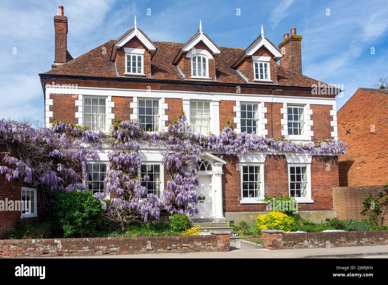 Wykeham House, The Hundred, Romsey, Hampshire, England, Vereinigtes Königreich Stockfoto