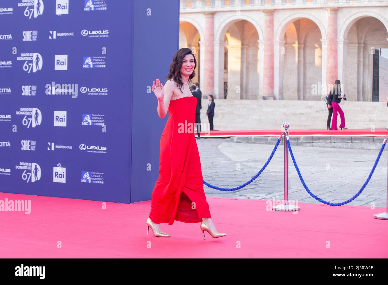 Rosa Palasciano besucht den roten Teppich von David di Donatello 2022
