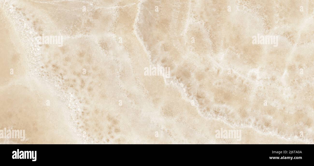 Onyx Marmor Textur Hintergrund, natürliche italienische Hochglanz Marmor Textur für Innen-und Außenbereich Keramik Digitale Wandfliesen und Bodenfliesen. Stockfoto