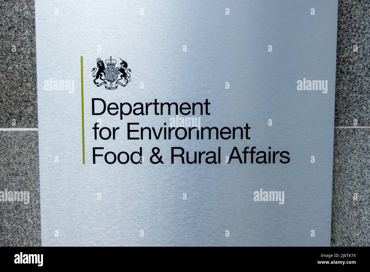 London-Mai 2022: Ministerium für Umwelt, Ernährung und Angelegenheiten des ländlichen Raums, britische Regierungsbehörde Stockfoto