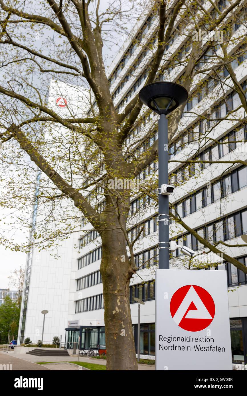 Regionaldirektion Nordrhein-Westfalen der Bundesagentur für Arbeit Stockfoto