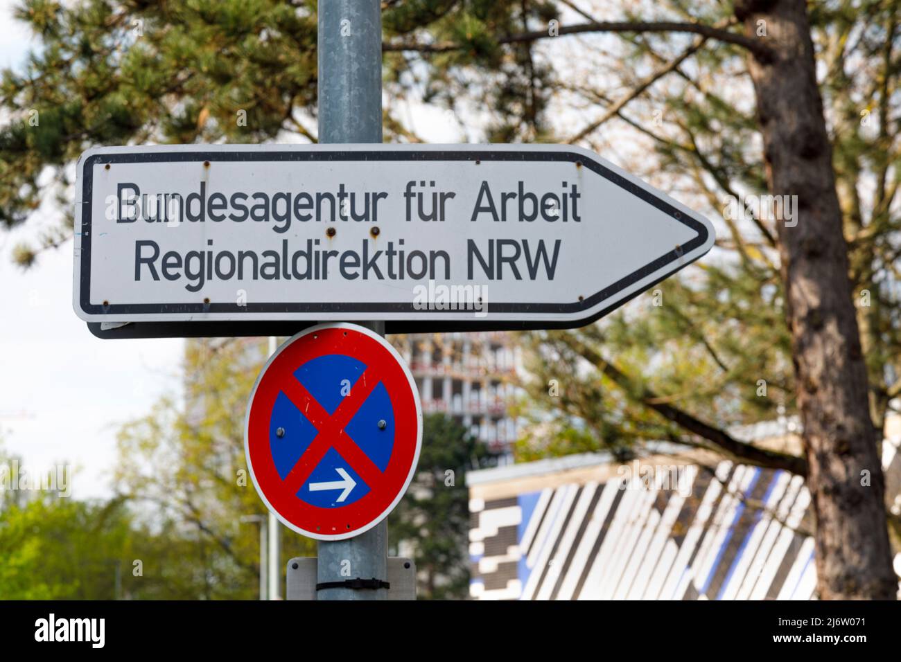 Regionaldirektion Nordrhein-Westfalen der Bundesagentur für Arbeit Stockfoto