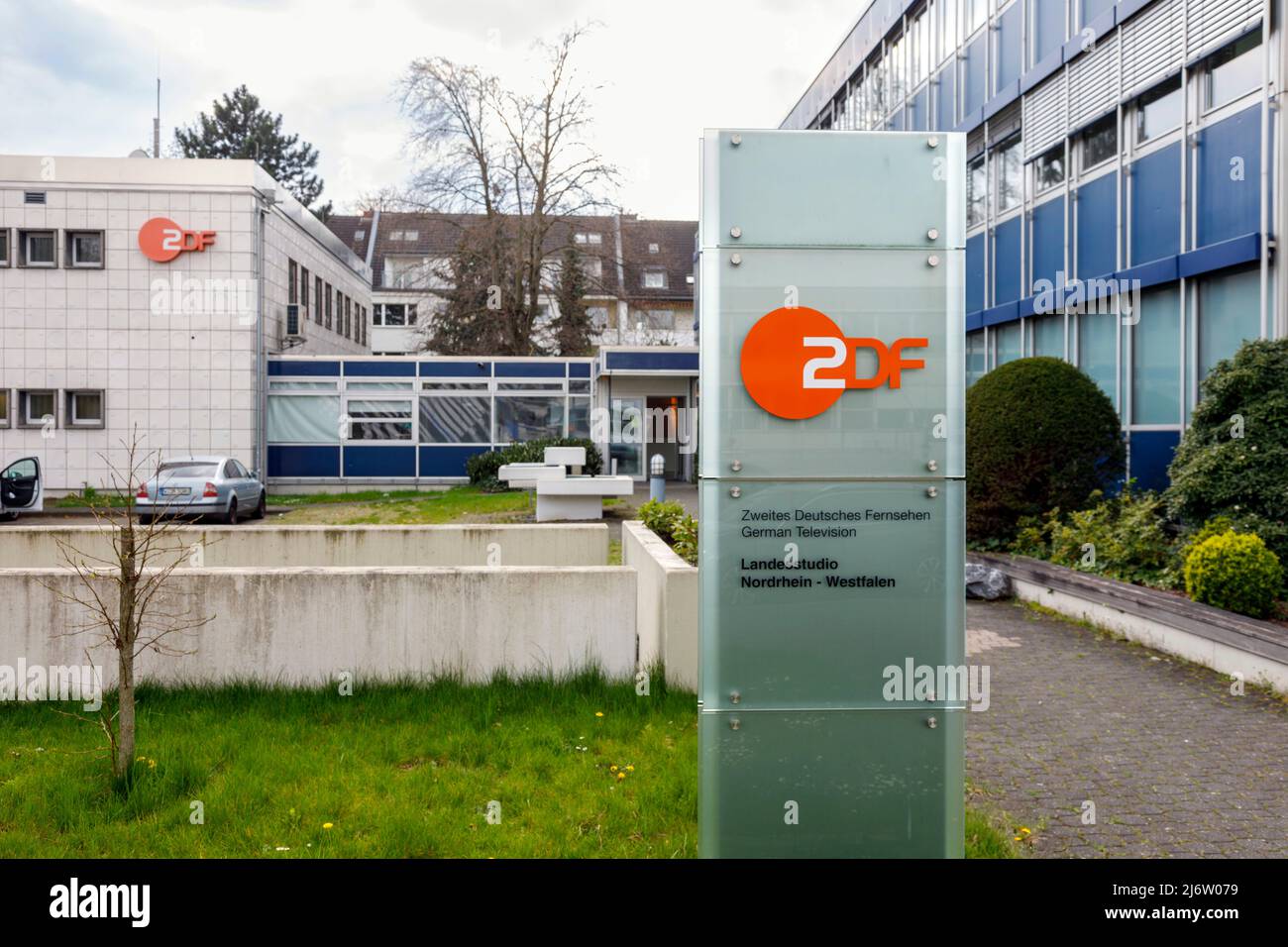 ZDF-Studio in Düsseldorf Stockfoto