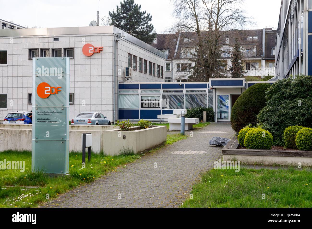ZDF-Studio in Düsseldorf Stockfoto