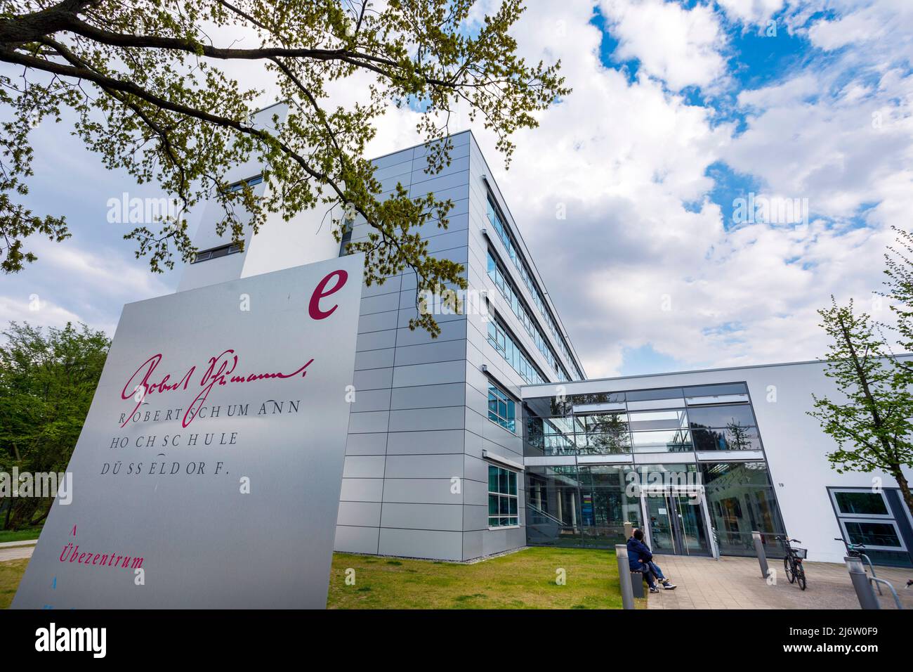 Neubau der Robert Schumann Musikakademie auf dem Campus Golzheim Stockfoto