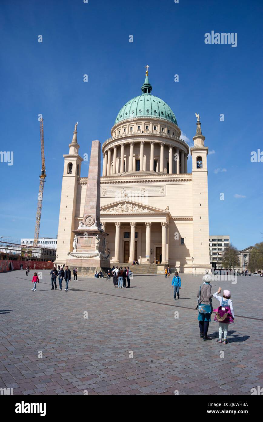 St. Nikolaus Kirche, Potsdam, Deutschland Stockfoto