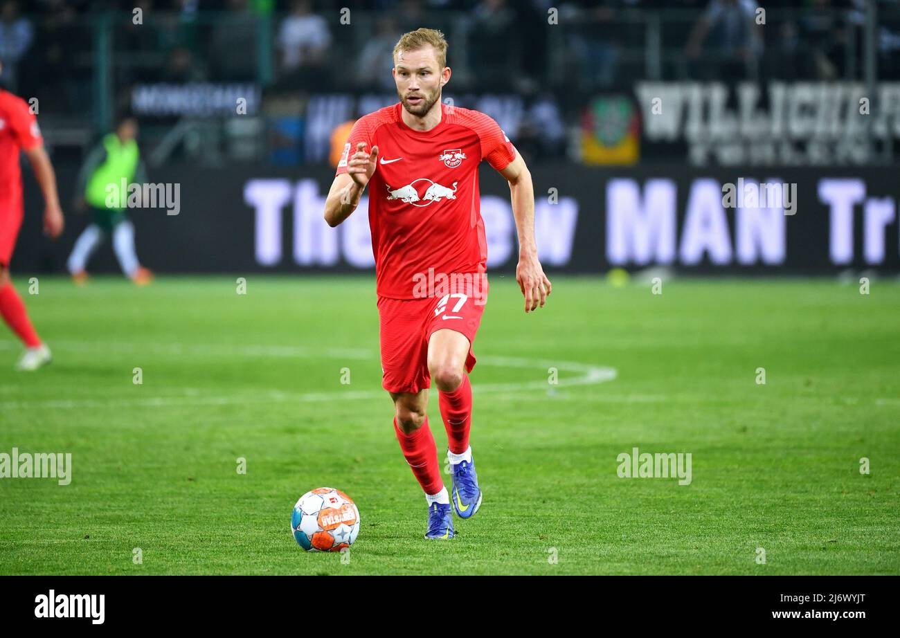 Bundesliga, Borussia Park Mönchengladbach: Borussia Mönchengladbach gegen RB Leipzig; Stockfoto