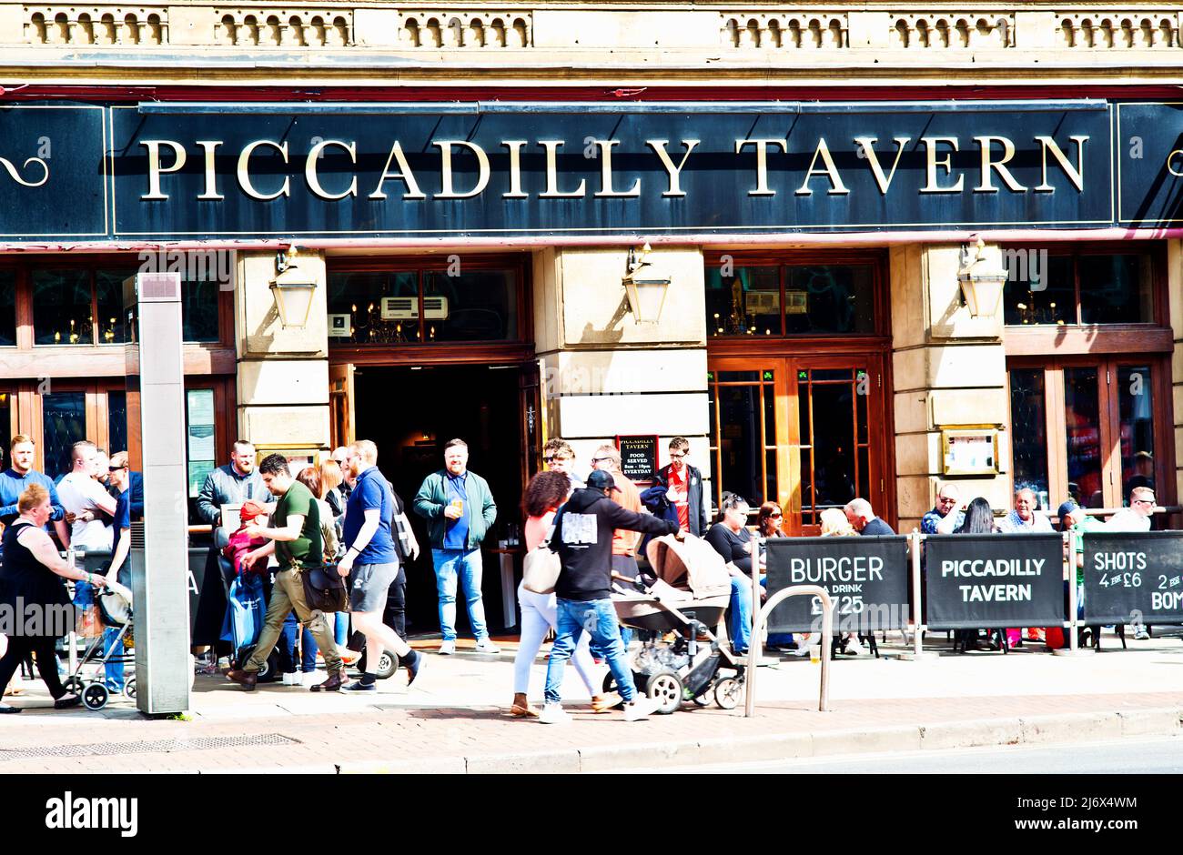 Piccadilly Tavern, London Road, Manchester, England Stockfoto