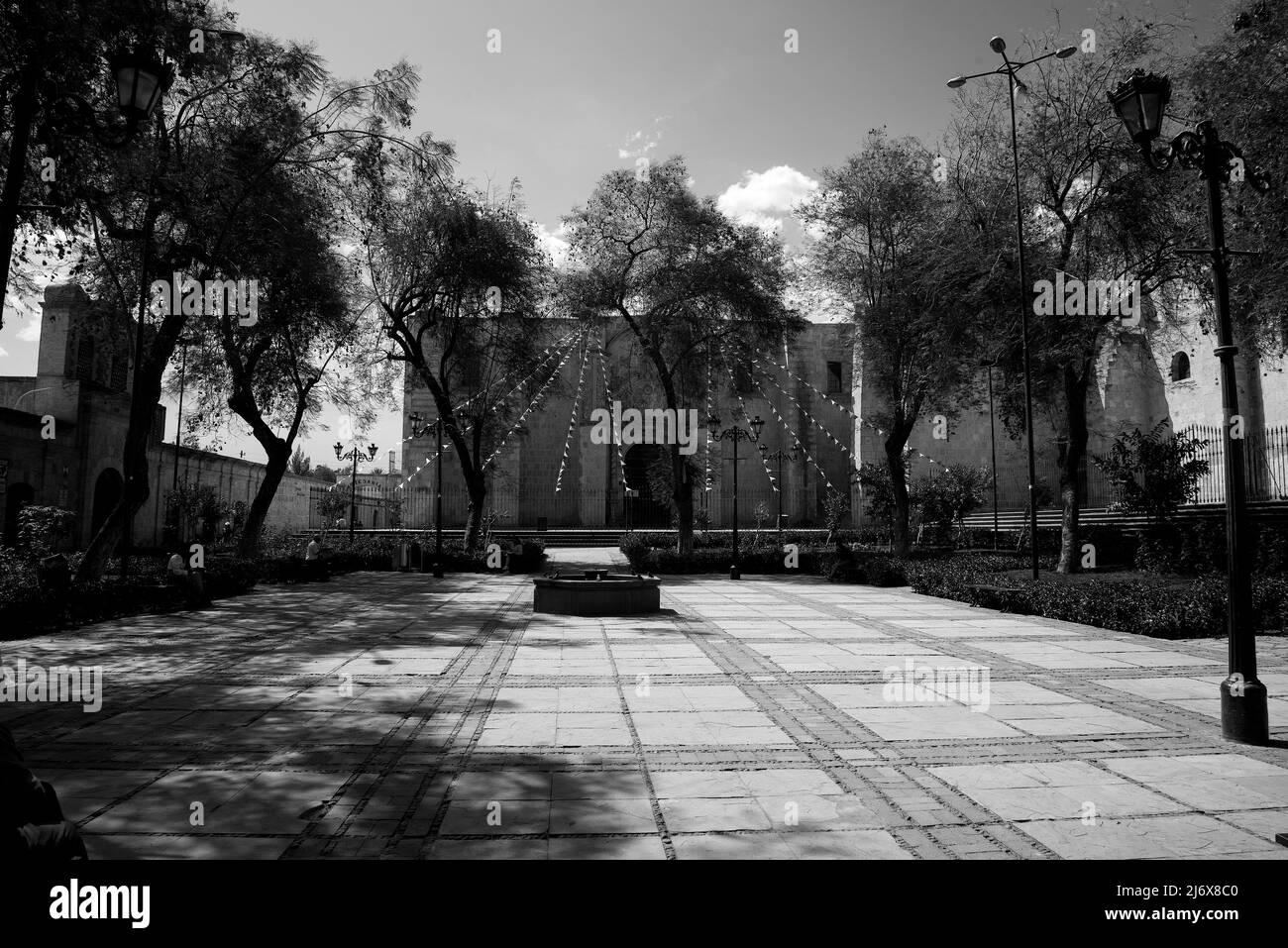 Kirche Von San Francisco Arequipa Stockfoto