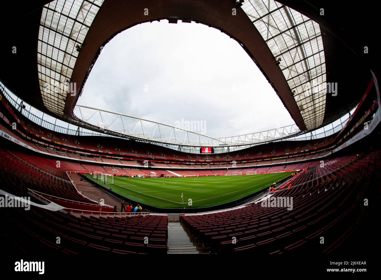 LONDON, GROSSBRITANNIEN. MAI 4. Emirates Stadium im Rahmen des Barclays FA Women's Super League-Spiels zwischen Arsenal und Tottenham Hotspur am Mittwoch, den 4.. Mai 2022 im Emirates Stadium, London. (Kredit: Federico Maranesi | MI Nachrichten) Kredit: MI Nachrichten & Sport /Alamy Live Nachrichten Stockfoto