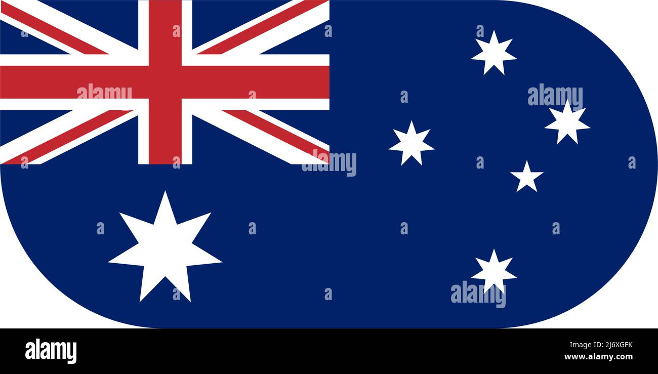 Australien Symbol Design Illustration Vorlage Vektor Stock Vektor