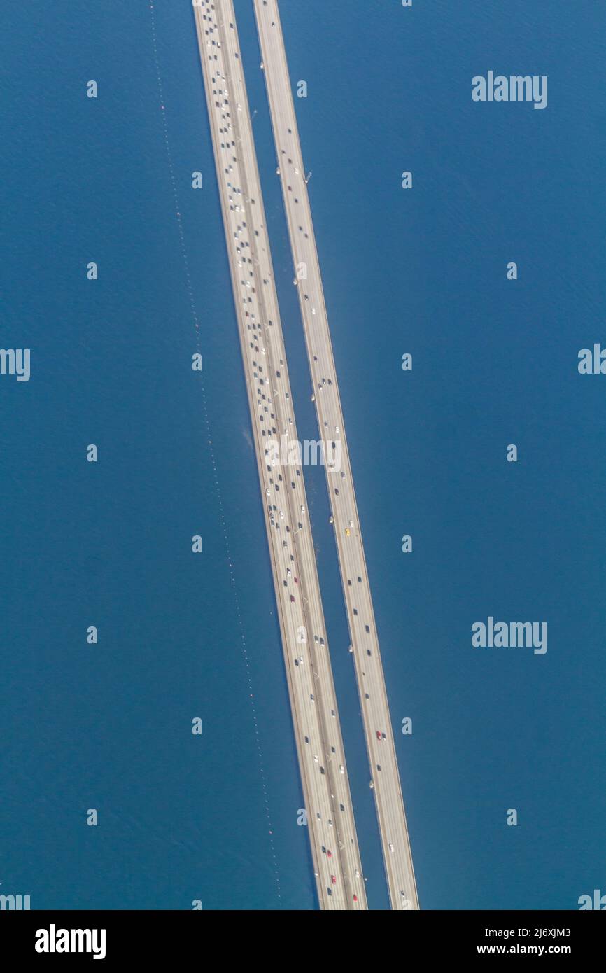 Lake pontchartrain causeway bridge Fotos und Bildmaterial in hoher