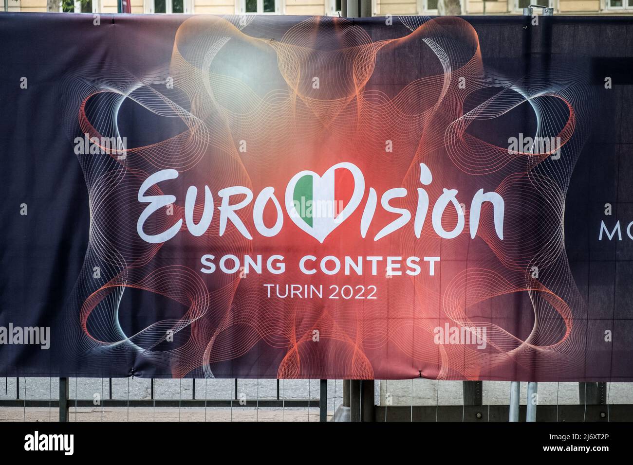Eurovision Song Festival in Turin Stockfoto