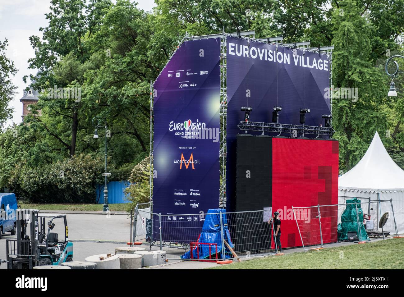 Eurovision 2022 Wettbewerb in Turin Stockfoto
