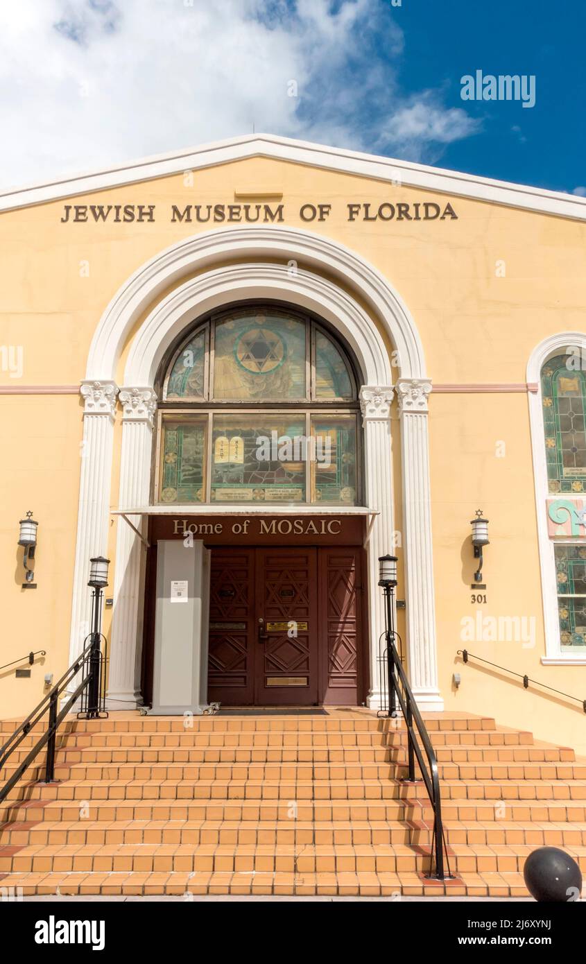 Jüdisches Museum von Florida, South Beach, Miami, Florida, USA Stockfoto