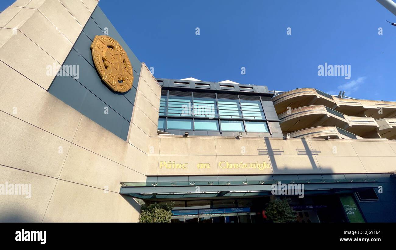 Croke Park Stadium in Dublin - DUBLIN, IRLAND - APRIL 20. 2022 Stockfoto