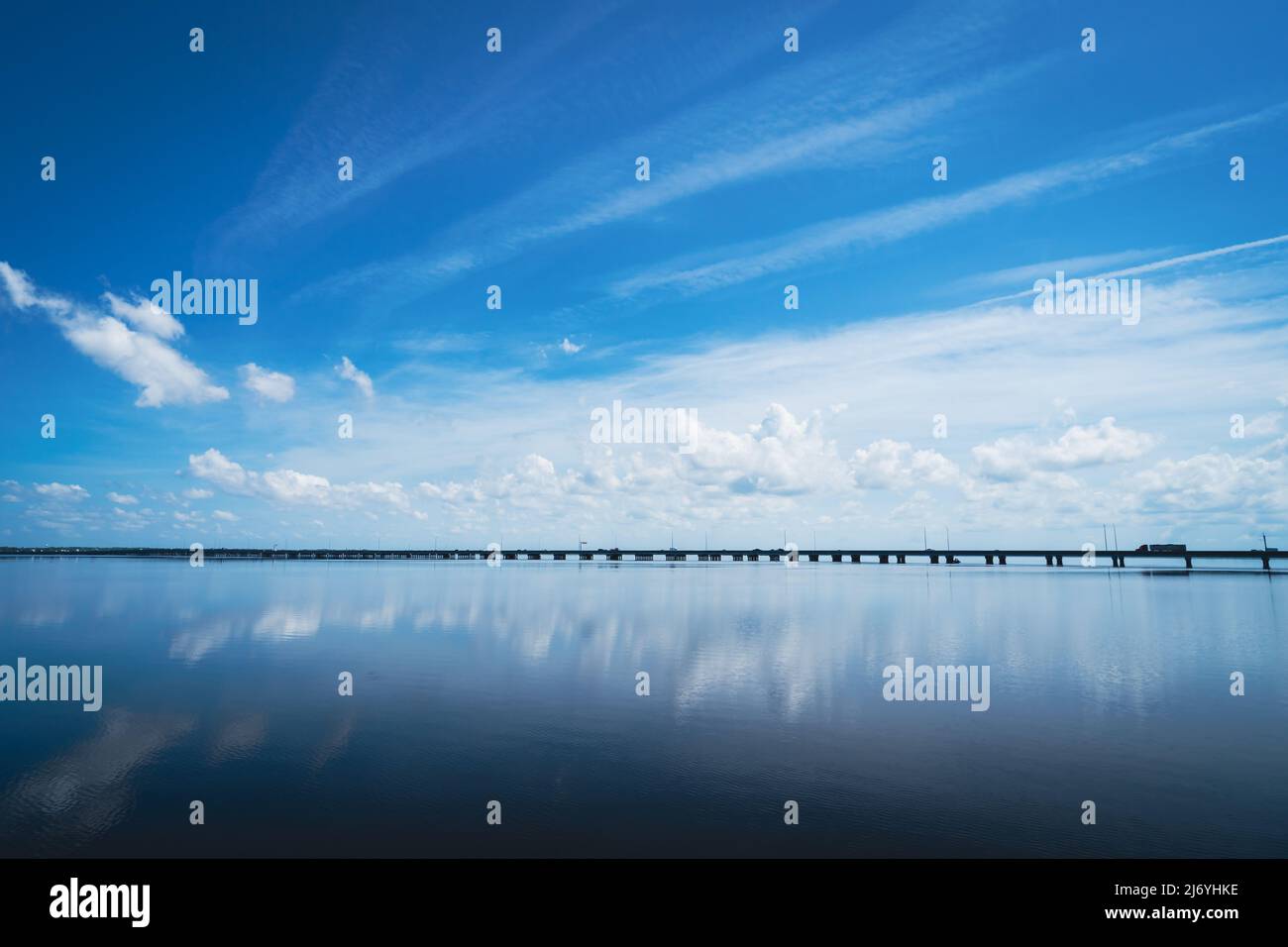 Lake Jesup in Winter Springs in Seminole County, Florida Stockfoto
